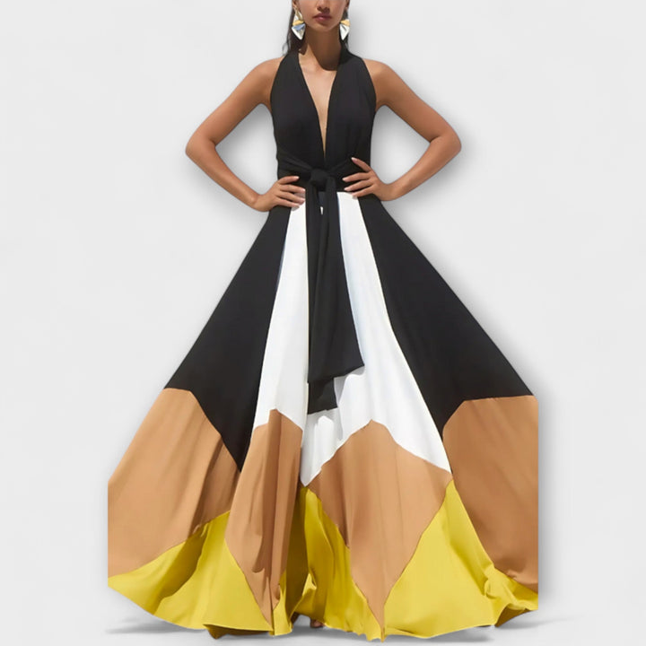 Nava - Rochie lungă cu spatele descoperit