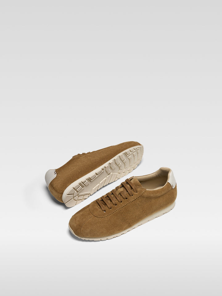 Pantofi sport MEOW din nubuc bej pentru femei