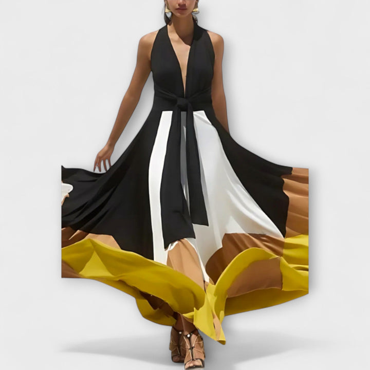 Nava - Rochie lungă cu spatele descoperit