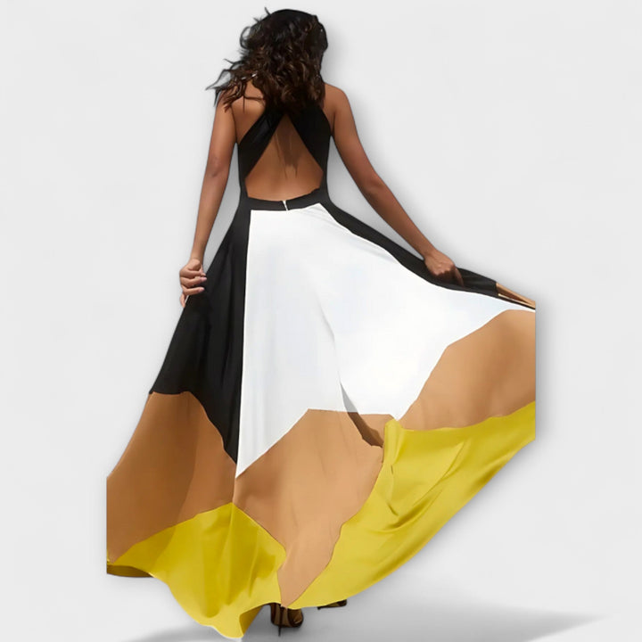 Nava - Rochie lungă cu spatele descoperit