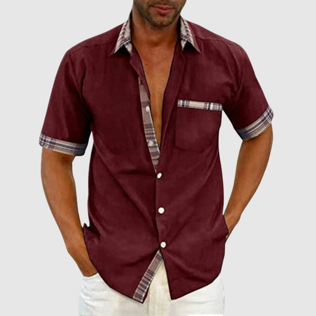 Libuše – Camasa casual cu mânecă scurtă