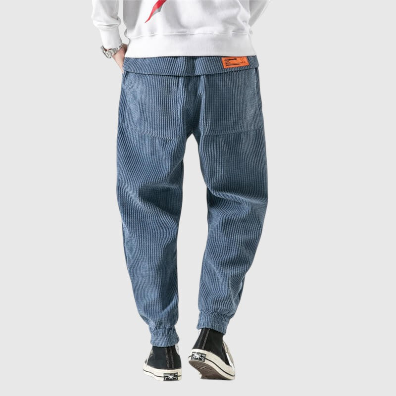 Libuše - Pantaloni din velur Alloro