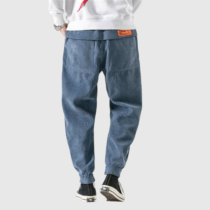 Libuše - Pantaloni din velur Alloro