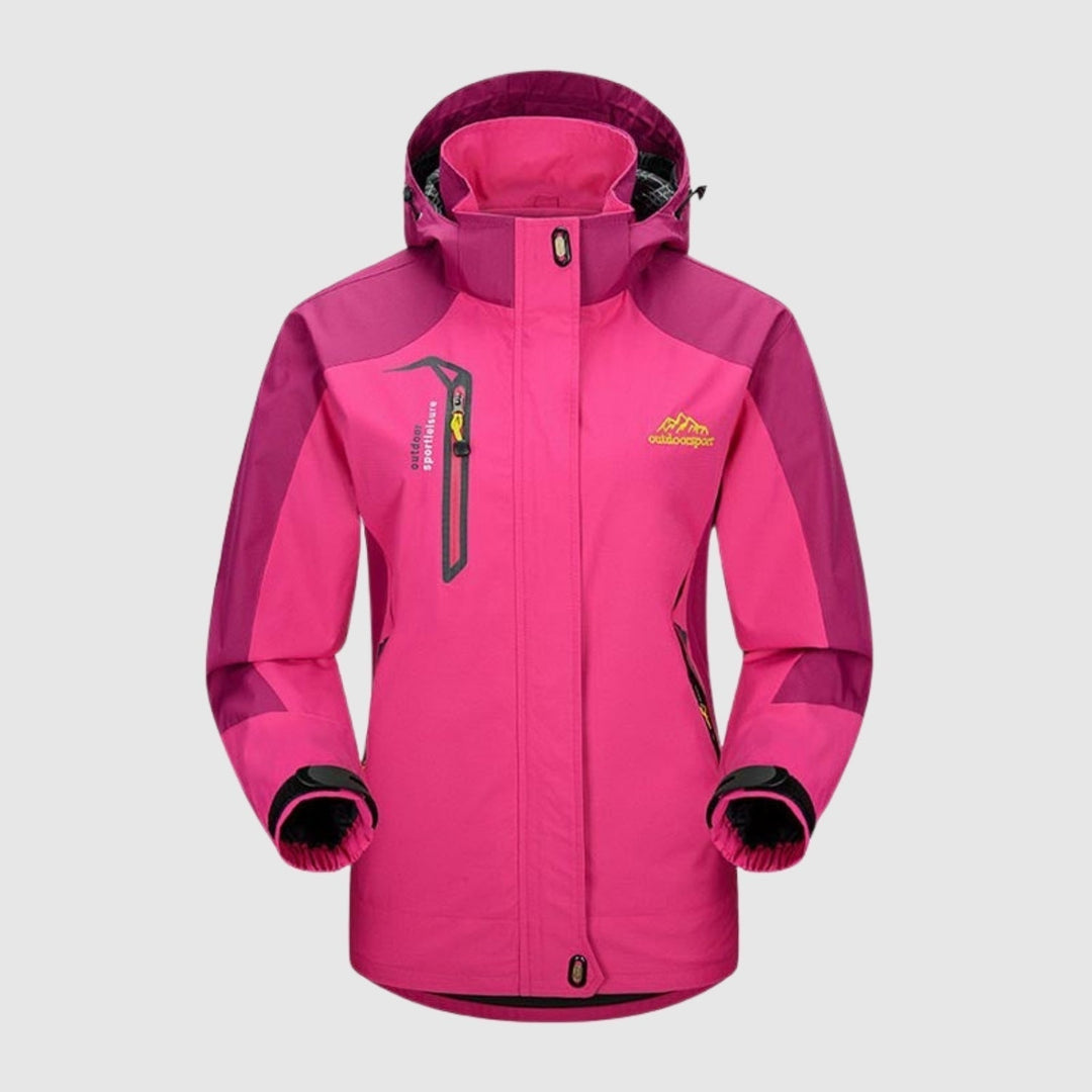 Libuše – Geacă softshell pentru drumeții cu glugă detașabilă