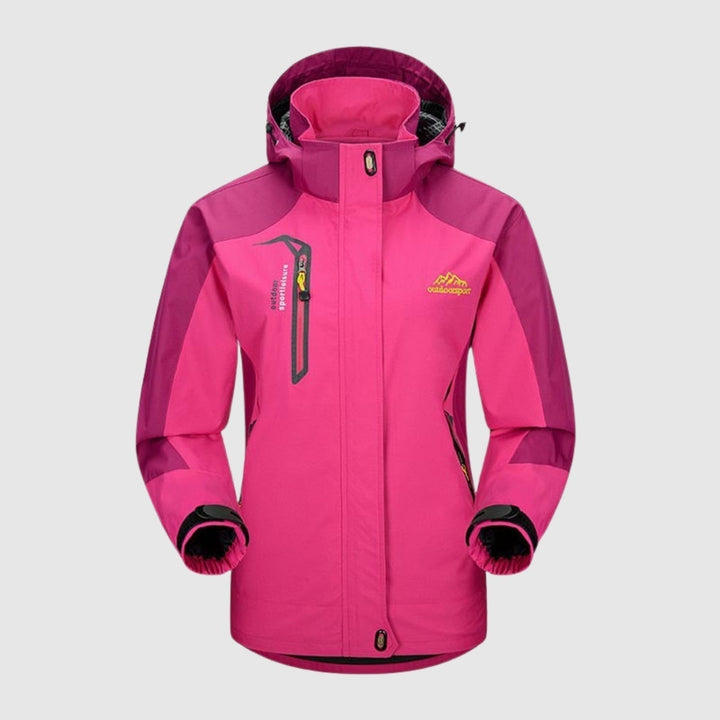 Libuše – Geacă softshell pentru drumeții cu glugă detașabilă