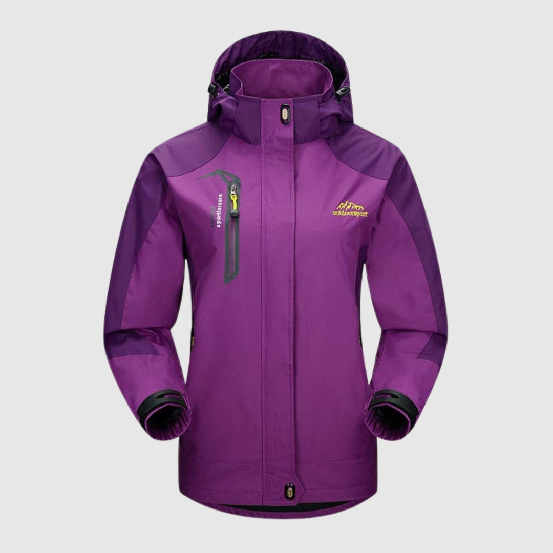 Libuše – Geacă softshell pentru drumeții cu glugă detașabilă