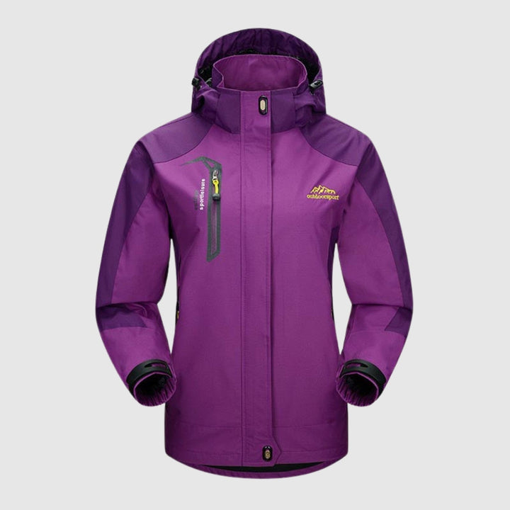 Libuše – Geacă softshell pentru drumeții cu glugă detașabilă