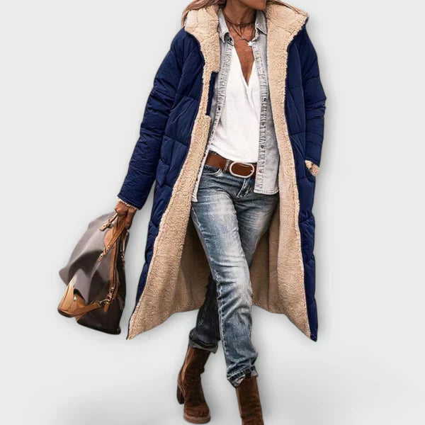 Kora - Palton călduros cu căptușeală din blană