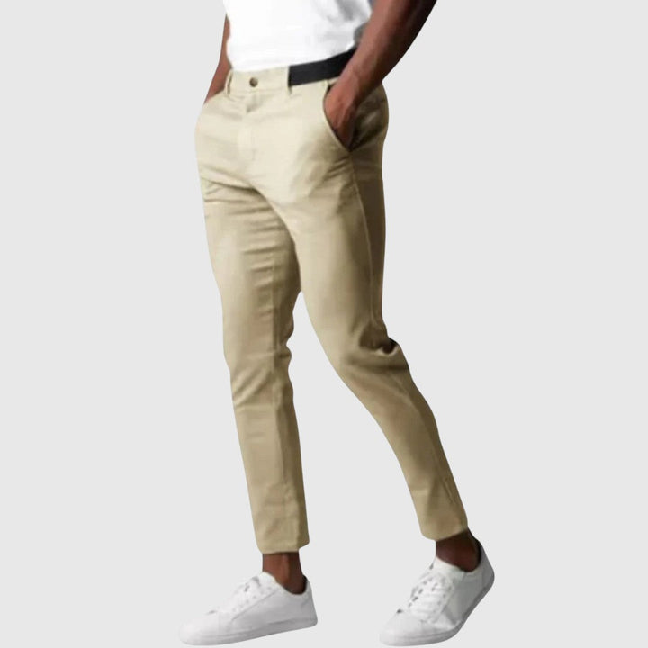 Libuše- Pantaloni Elio Stretch din bumbac