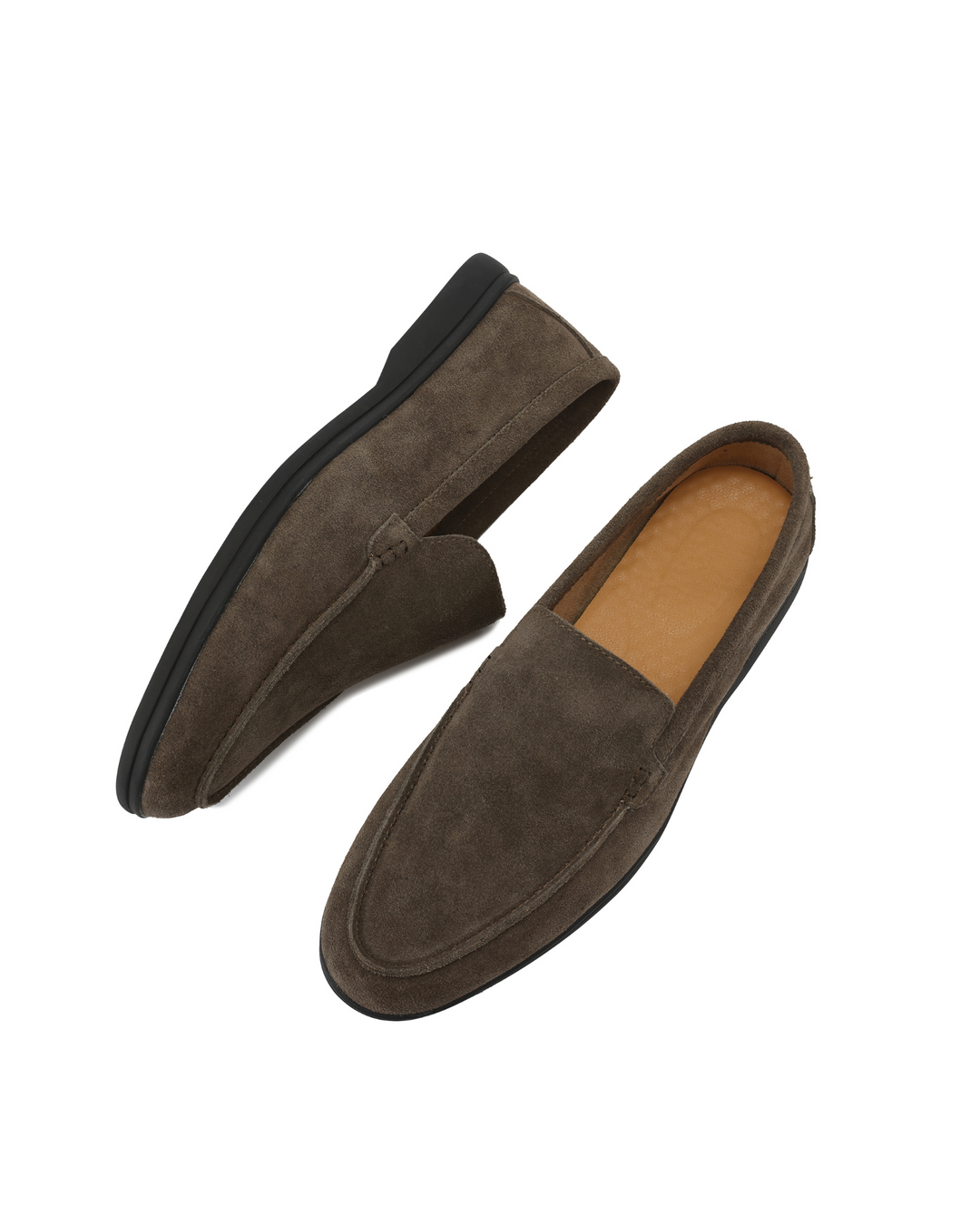 Mocasini de catifea premium - Talpă neagră
