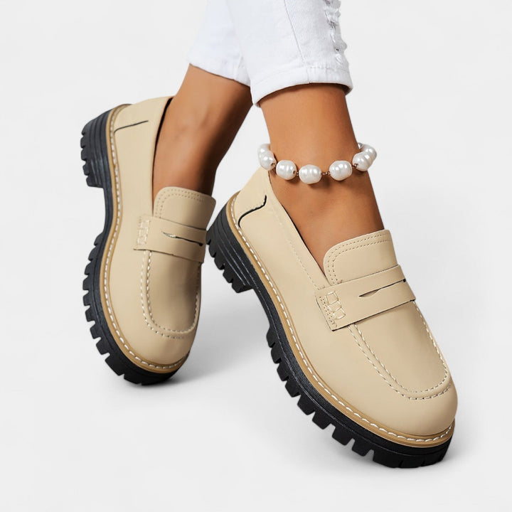 Michaela – Mocasini cu talpă groasă