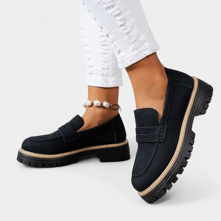 Michaela – Mocasini cu talpă groasă