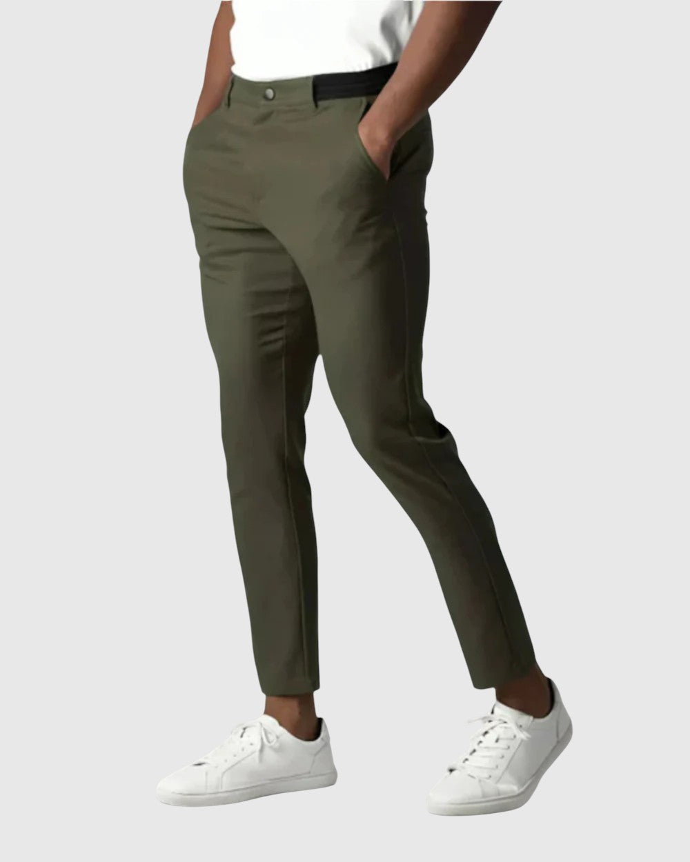 Libuše- Pantaloni Elio Stretch din bumbac