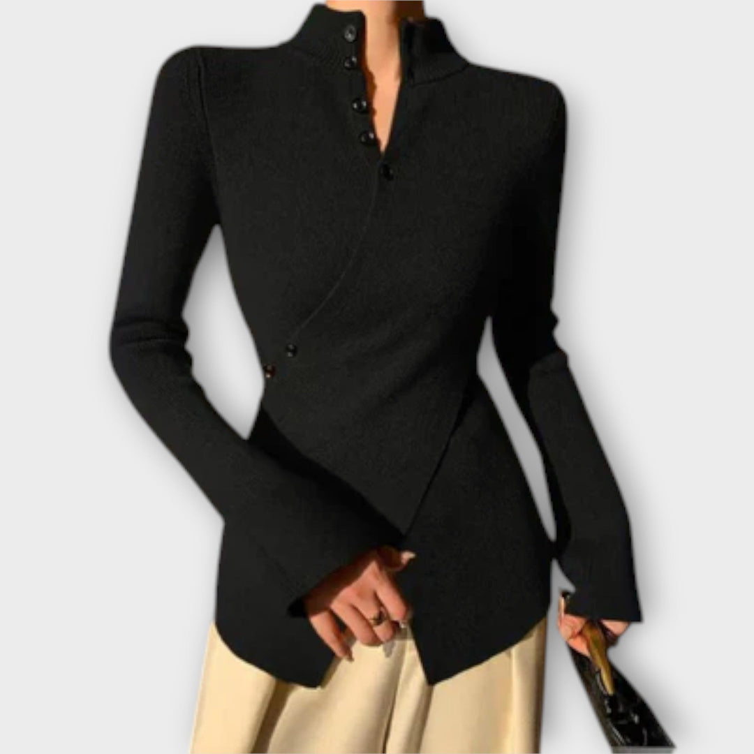 Michiko – Bluza slim fit din tricot elegantă