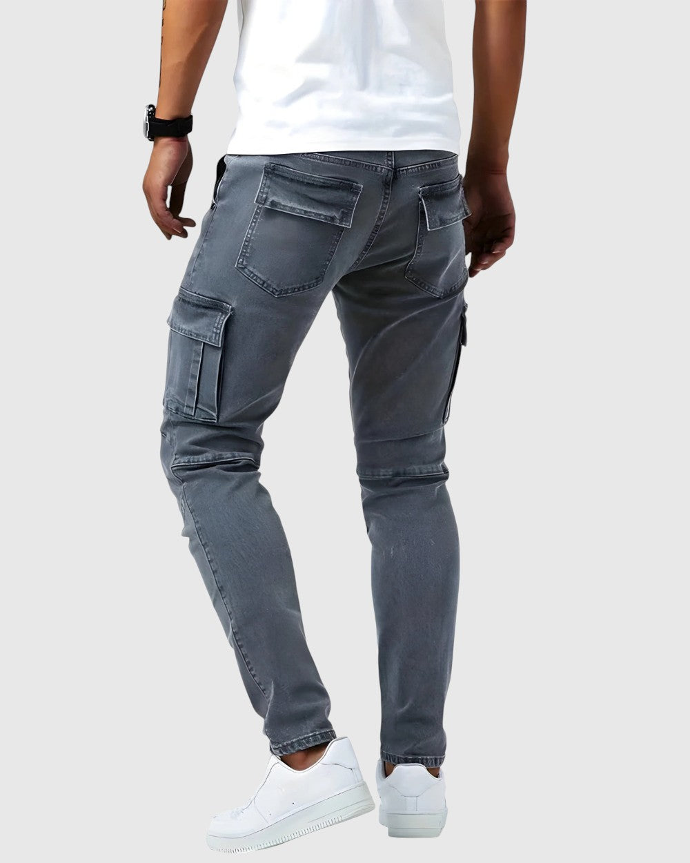 Marino – Pantaloni cargo cu elasticitate