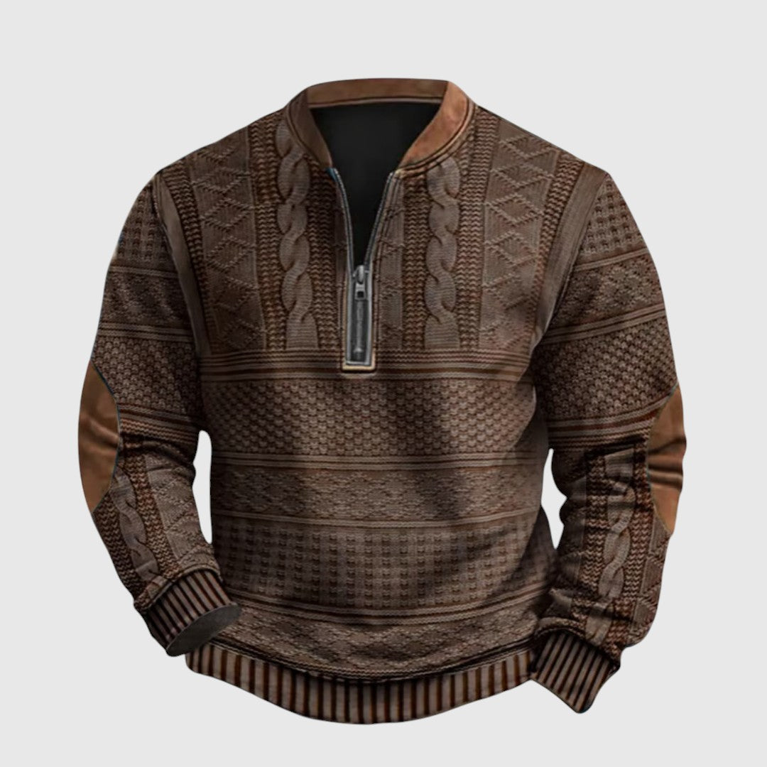 Charles - Pulover cu fermoar jumătate