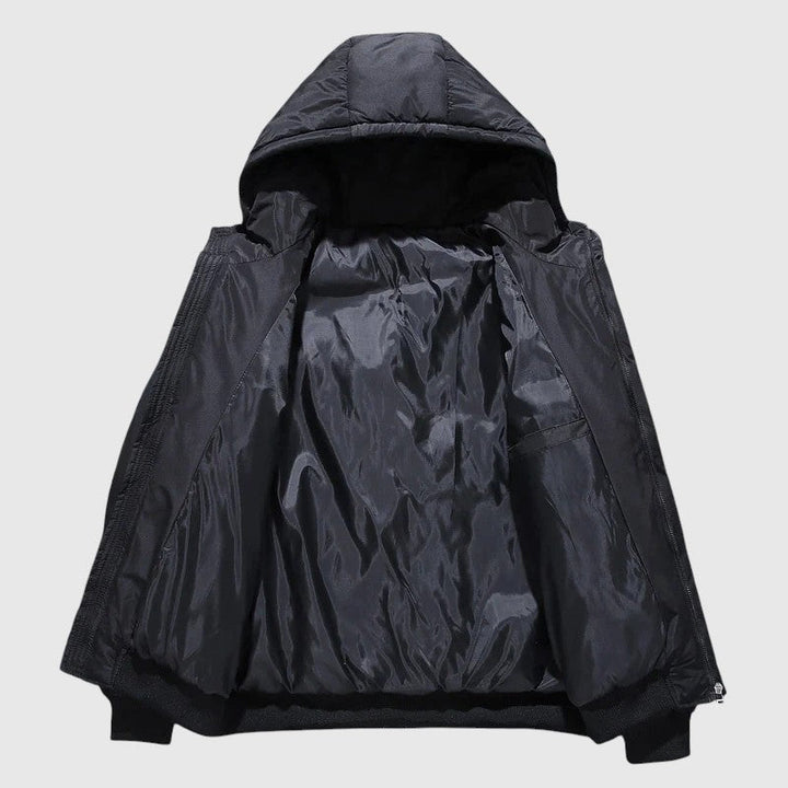 Josef - Geacă căptușită cu glugă și tratament rezistent