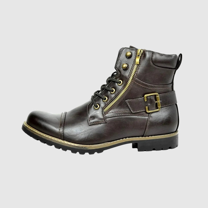 Libuše - Pantofi din piele cu șireturi