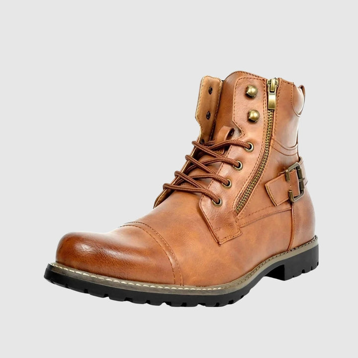 Libuše - Pantofi din piele cu șireturi