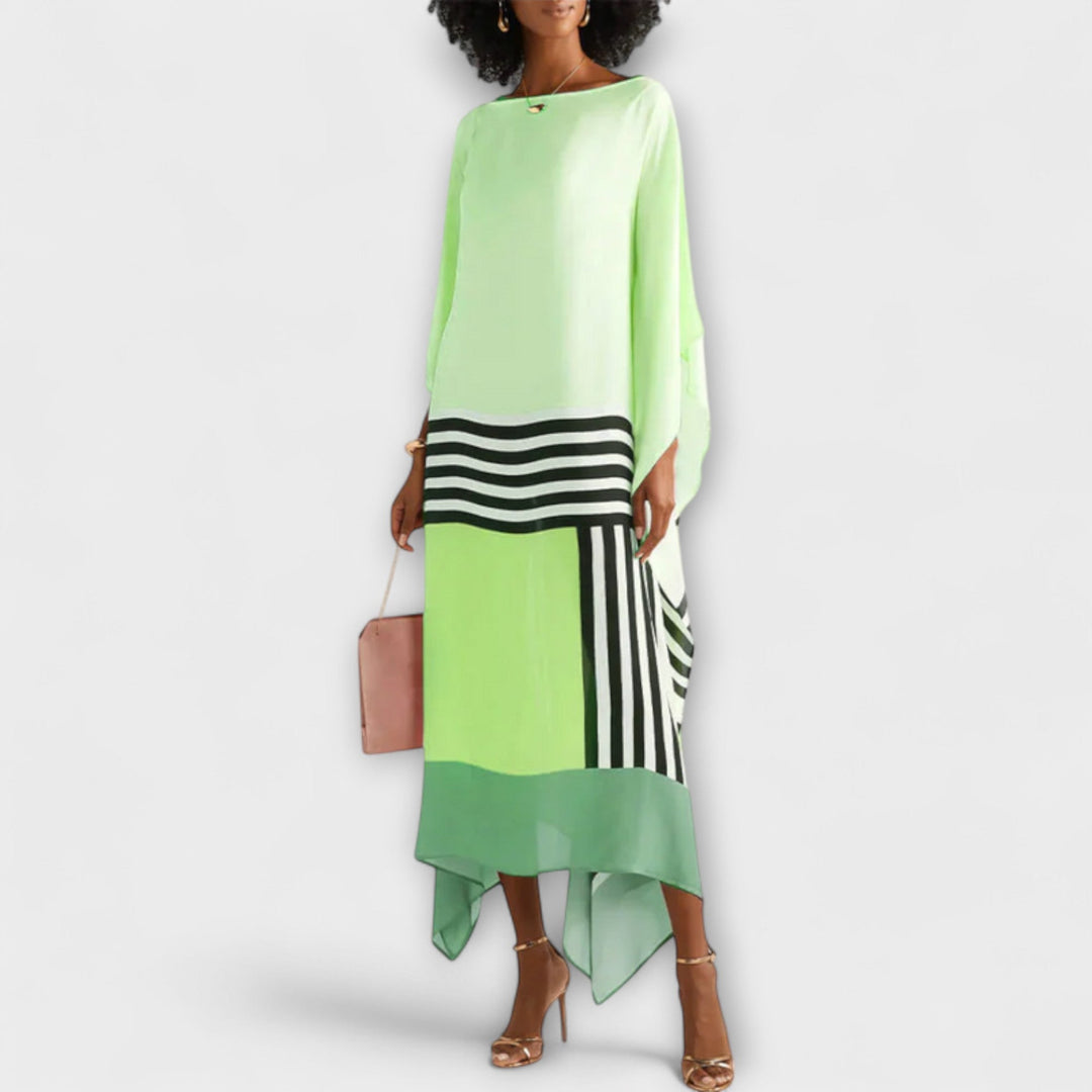 Elenora - Kaftan geometric cu croială largă