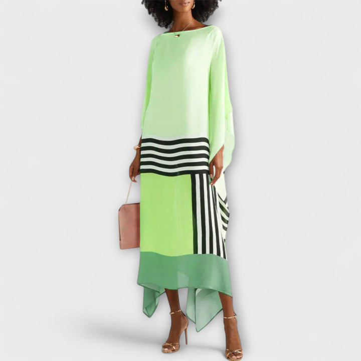 Elenora - Kaftan geometric cu croială largă