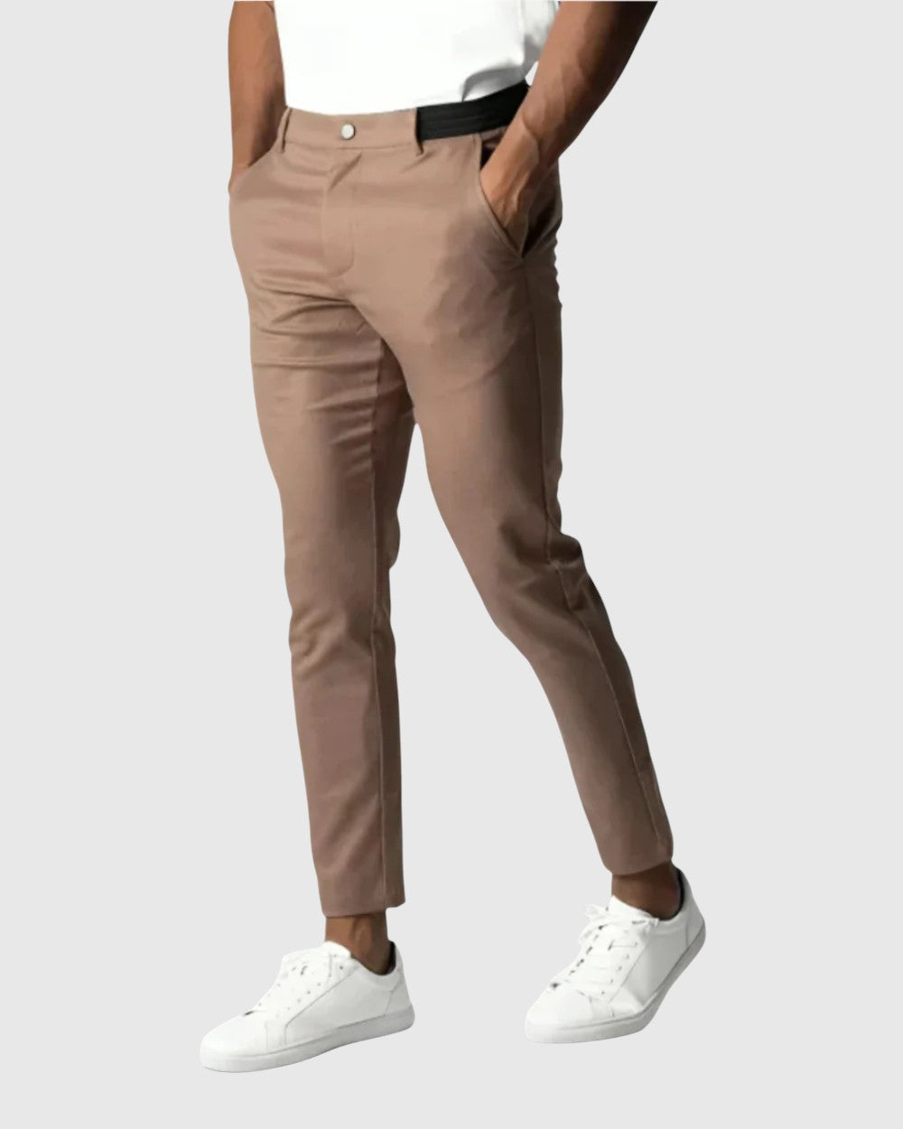 Libuše- Pantaloni Elio Stretch din bumbac
