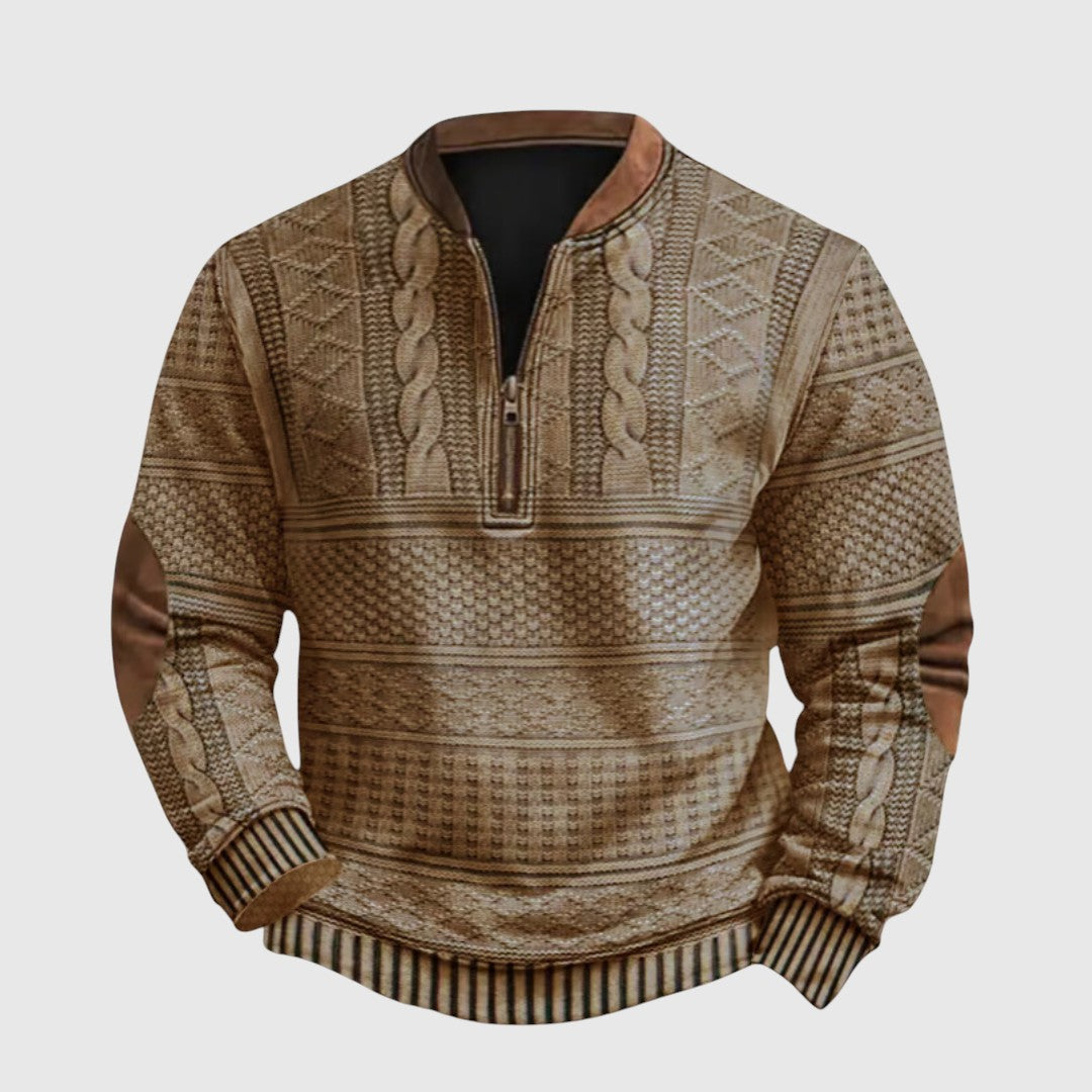 Charles - Pulover cu fermoar jumătate