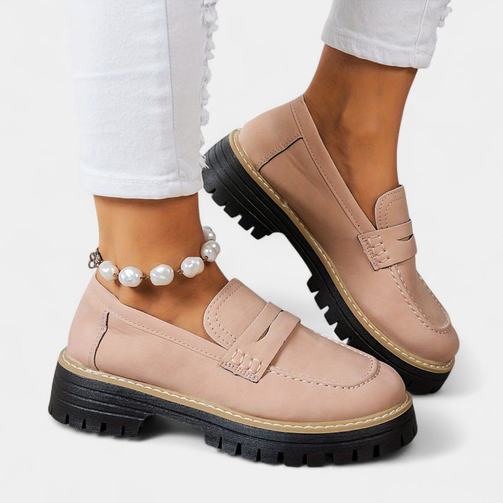 Michaela – Mocasini cu talpă groasă