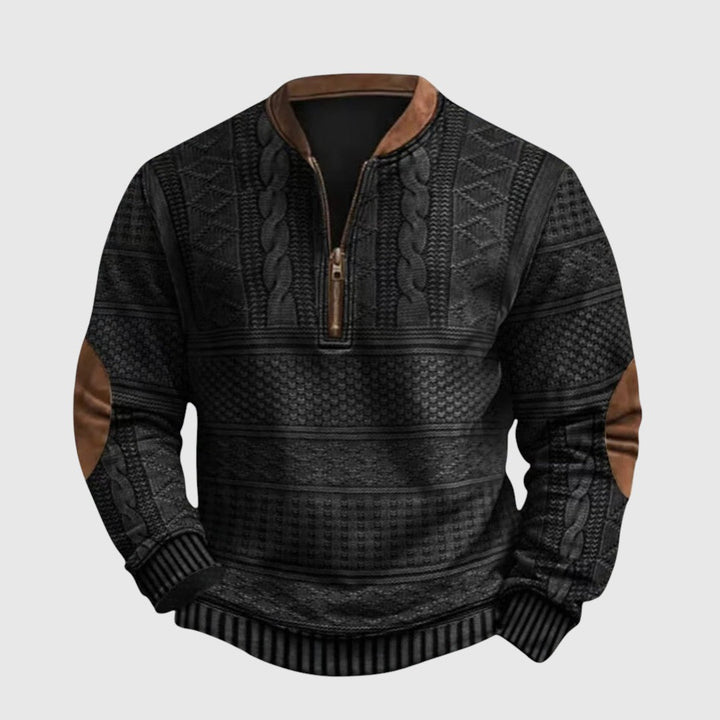 Charles - Pulover cu fermoar jumătate