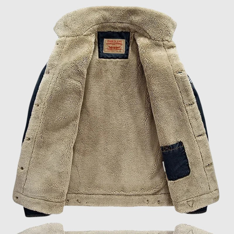 Bohumil - Geacă din denim cu căptușeală interioară