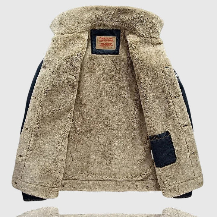 Bohumil - Geacă din denim cu căptușeală interioară