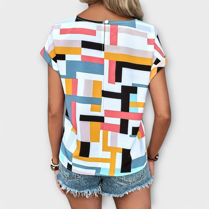 Marijeta – Bluza cu Stil Urban Colorat