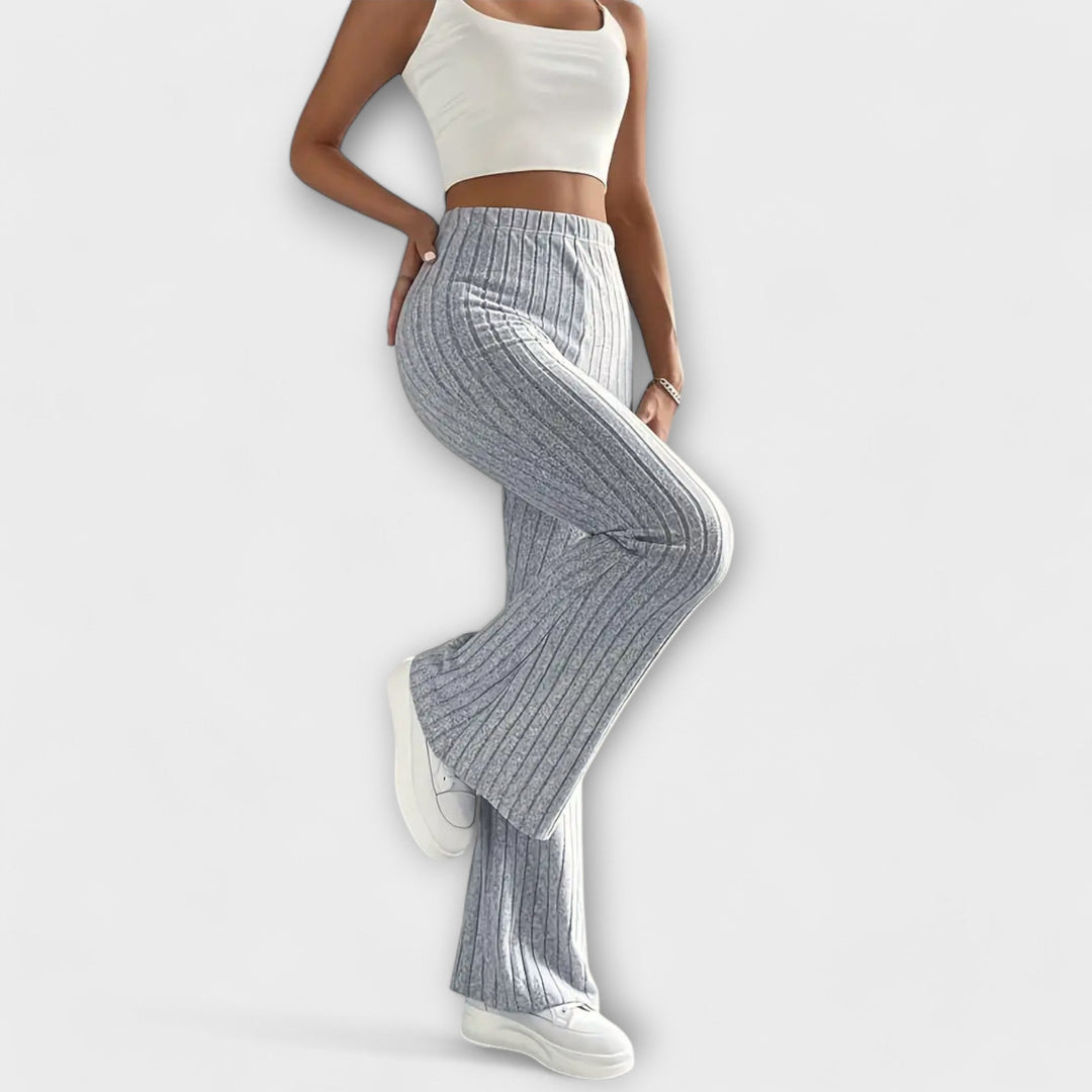 Jennifer - Pantaloni eleganți cu talie conică