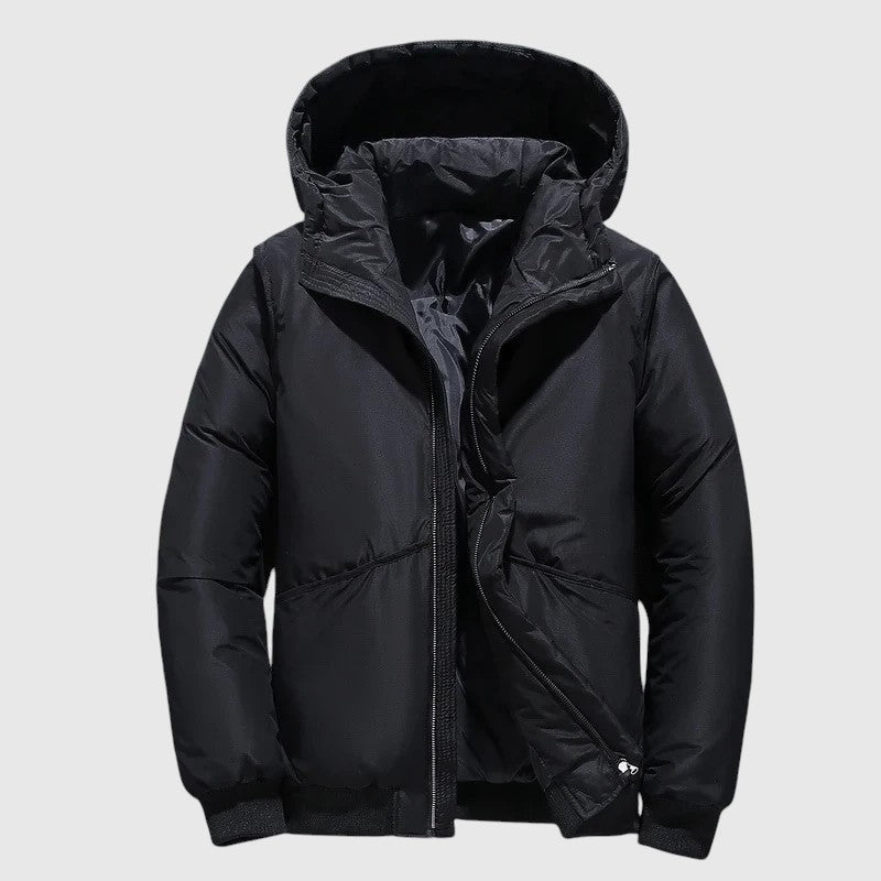 Josef - Geacă căptușită cu glugă și tratament rezistent