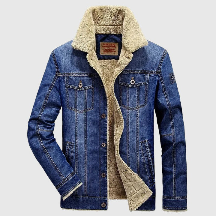 Bohumil - Geacă din denim cu căptușeală interioară