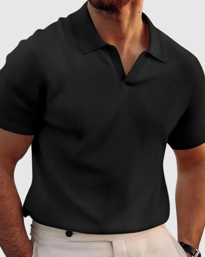 Tricou cu gâtV Libuše– cu model modern