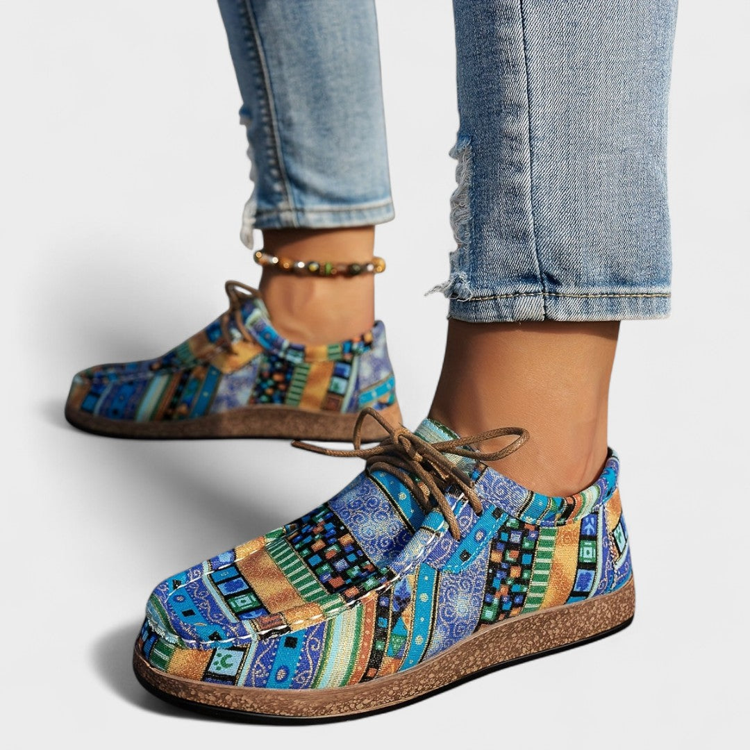 Milena - Pantofi de Artă Colorați