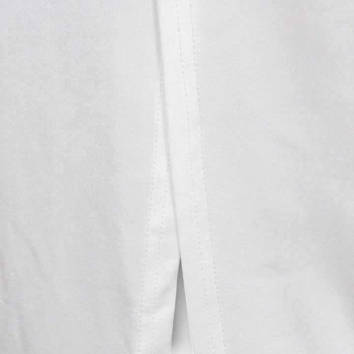 Selah - Rochie albă cu mânecă lungă și decupaj în talie cu accente din pietre strălucitoare