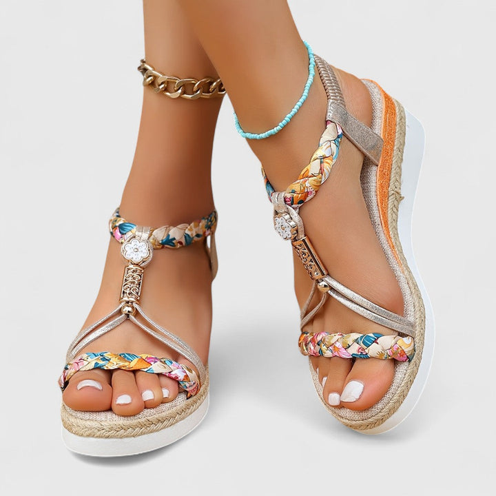 Lenka - Sandale confortabile cu platformă