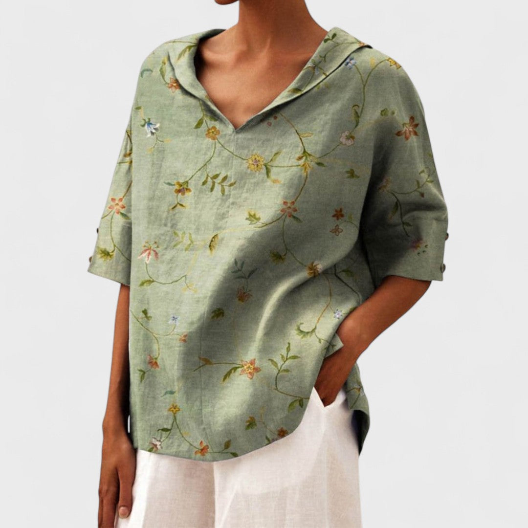 Lenka - Top elegant cu decolteu în V