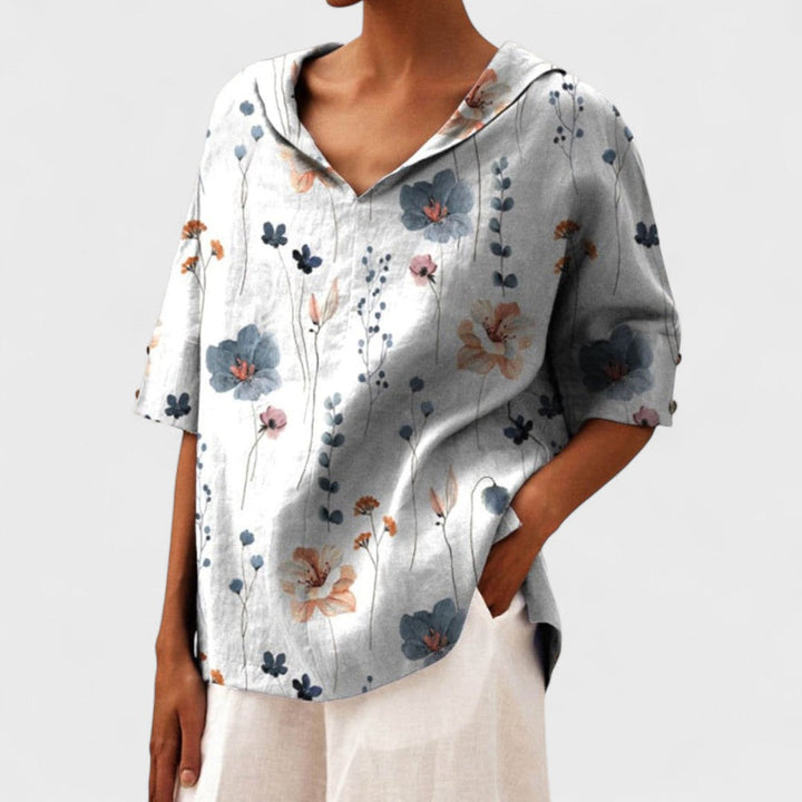 Lenka - Top elegant cu decolteu în V