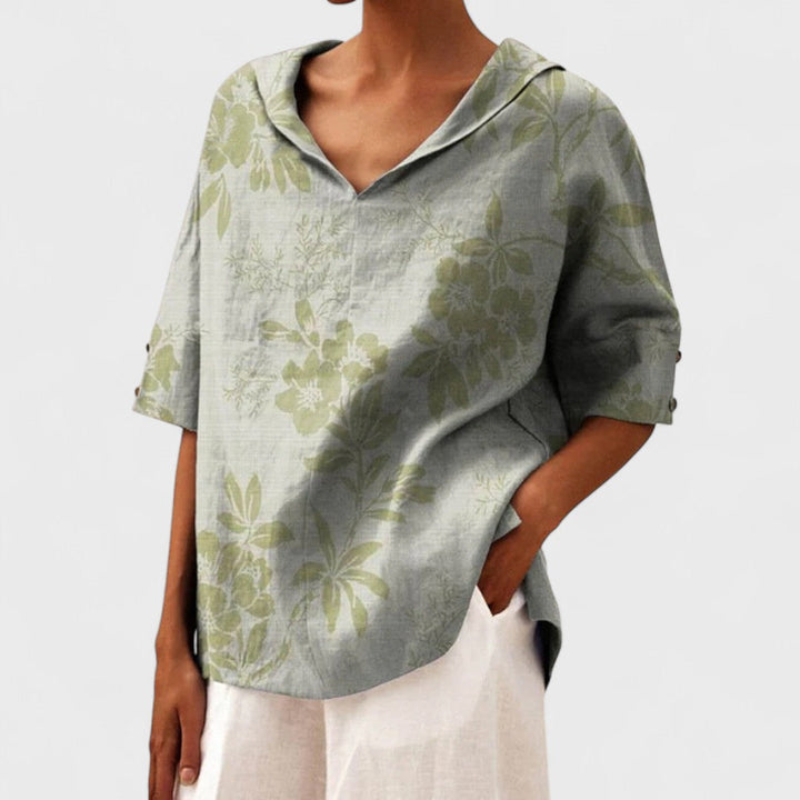 Lenka - Top elegant cu decolteu în V