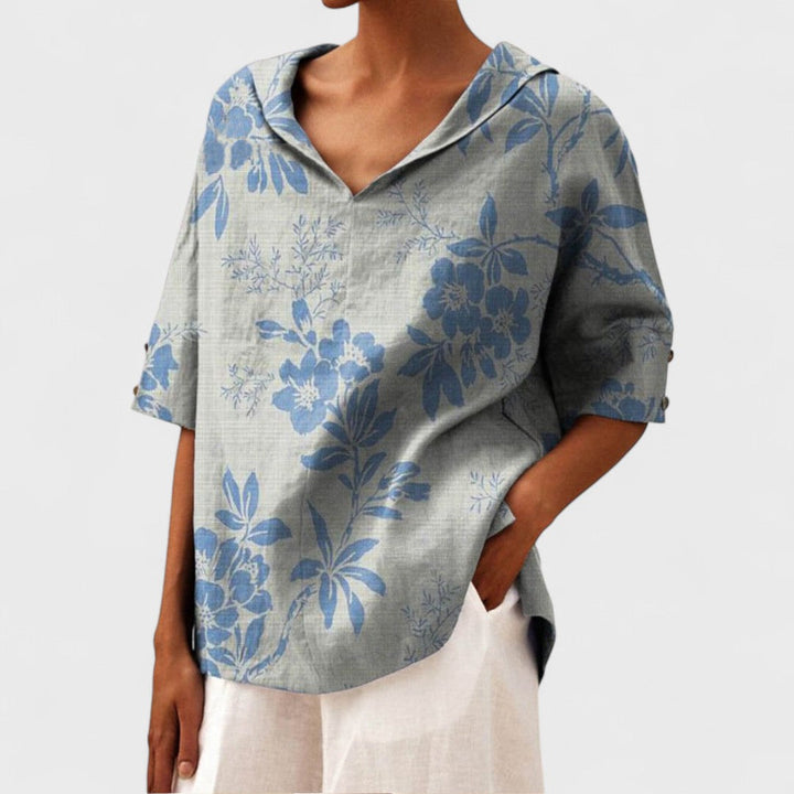 Lenka - Top elegant cu decolteu în V