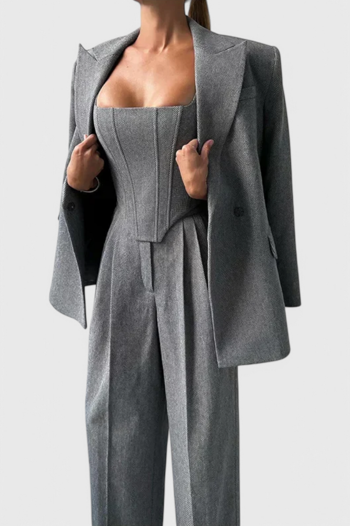 Ciana - Costum de Pierdere în Greutate cu Croială de Corset