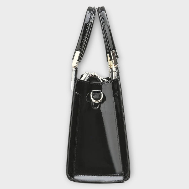 Geantă de mână Croco Strălucitoare