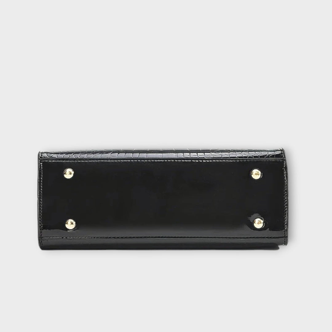 Geantă de mână Croco Strălucitoare