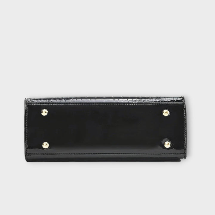 Geantă de mână Croco Strălucitoare