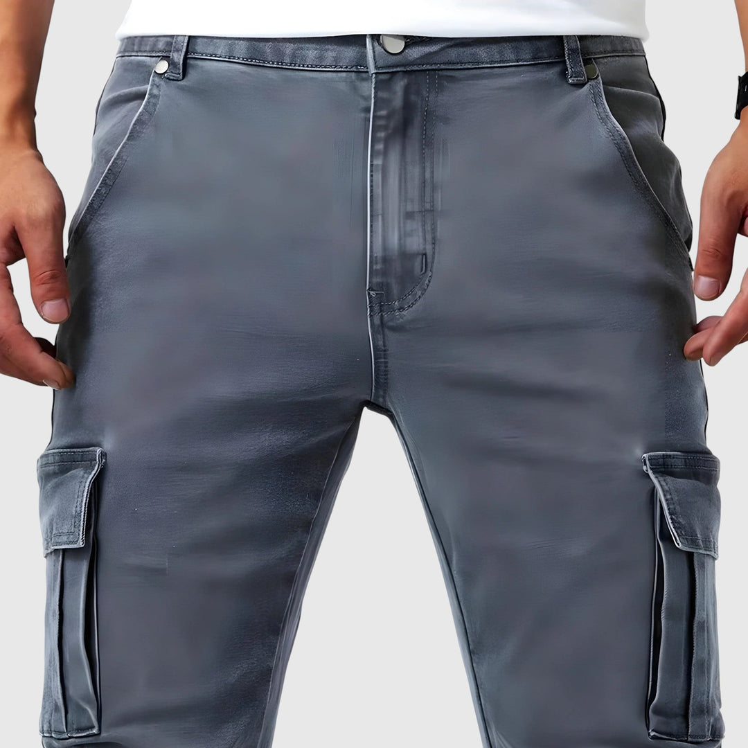 Marino – Pantaloni cargo cu elasticitate