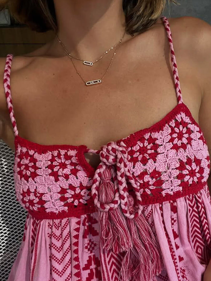 Ana - Colier cu Trei Diamante în Mișcare