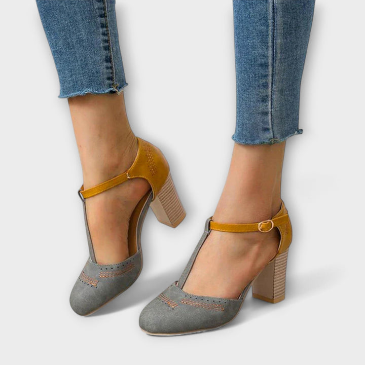 Viktorie Pantofi Eleganți Ortopedici Cu Toc Confortabili Cu Memorie